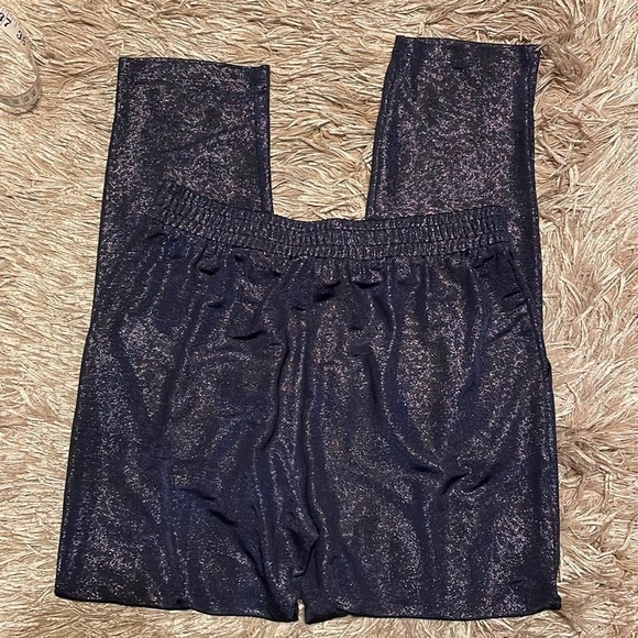 Jennifer Lopez Leopard Print Purple Hi Rise Straight Leg Sheer Pants Small - Picture 8 of 12